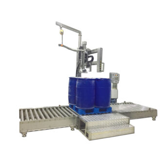 1000L IBC Drum Semi Automatic Weighing Water Base Thinner Filling Machine