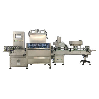 Automatic 4 Head 4L Can Explosion Proof Weighing Filling Line