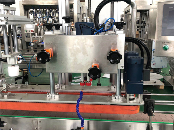 Automatic 4 Wheels Bottle Capping Machine Details